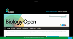 Desktop Screenshot of bio.biologists.org