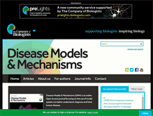 Tablet Screenshot of dmm.biologists.org